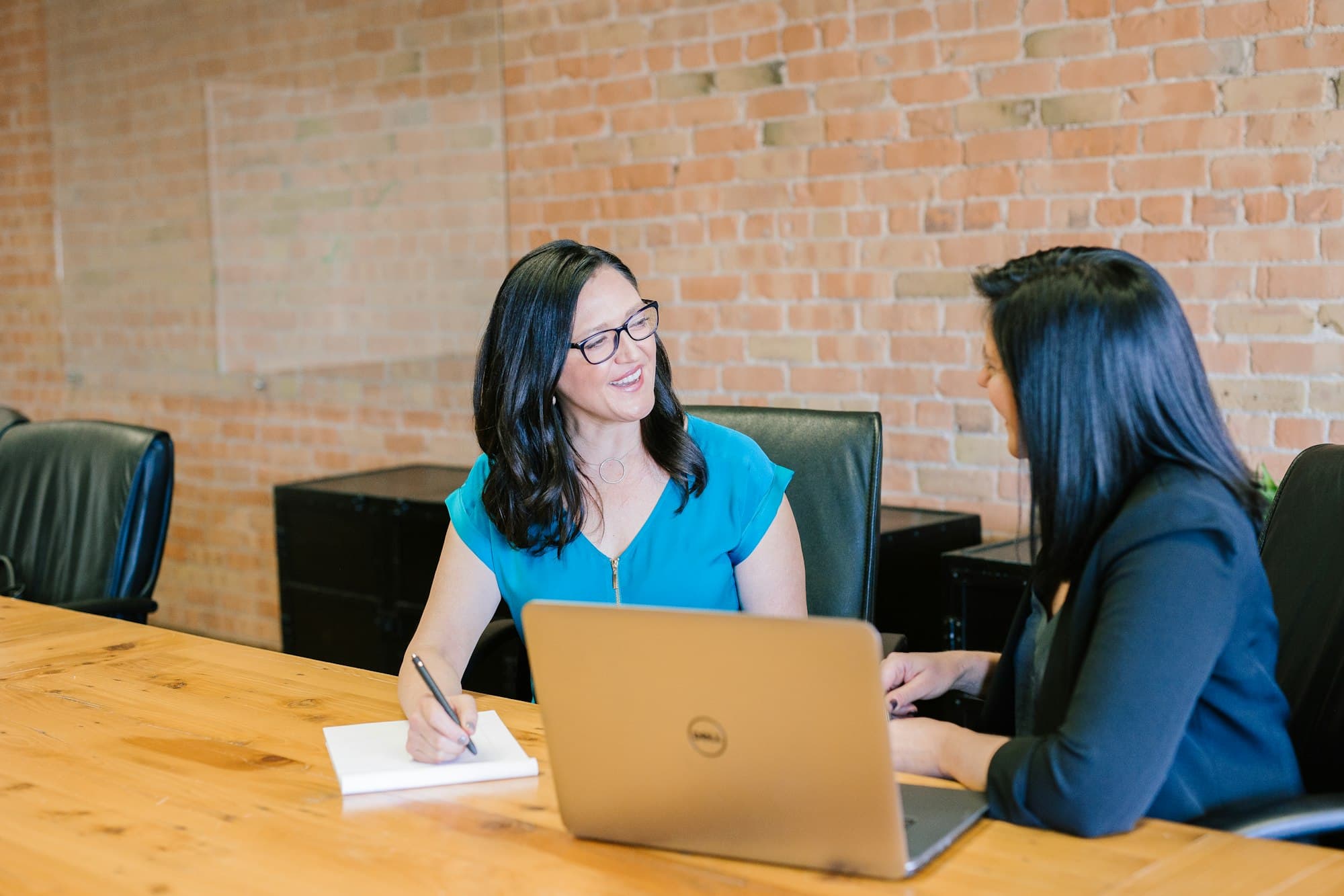 Modern conference room prepared for a leadership meeting
